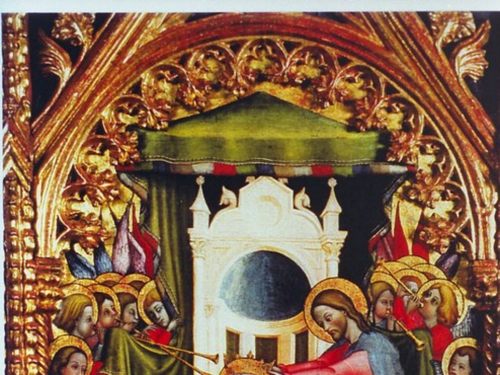 Detalle de las tablas del retablo de la Catedral Vieja de Salamanca